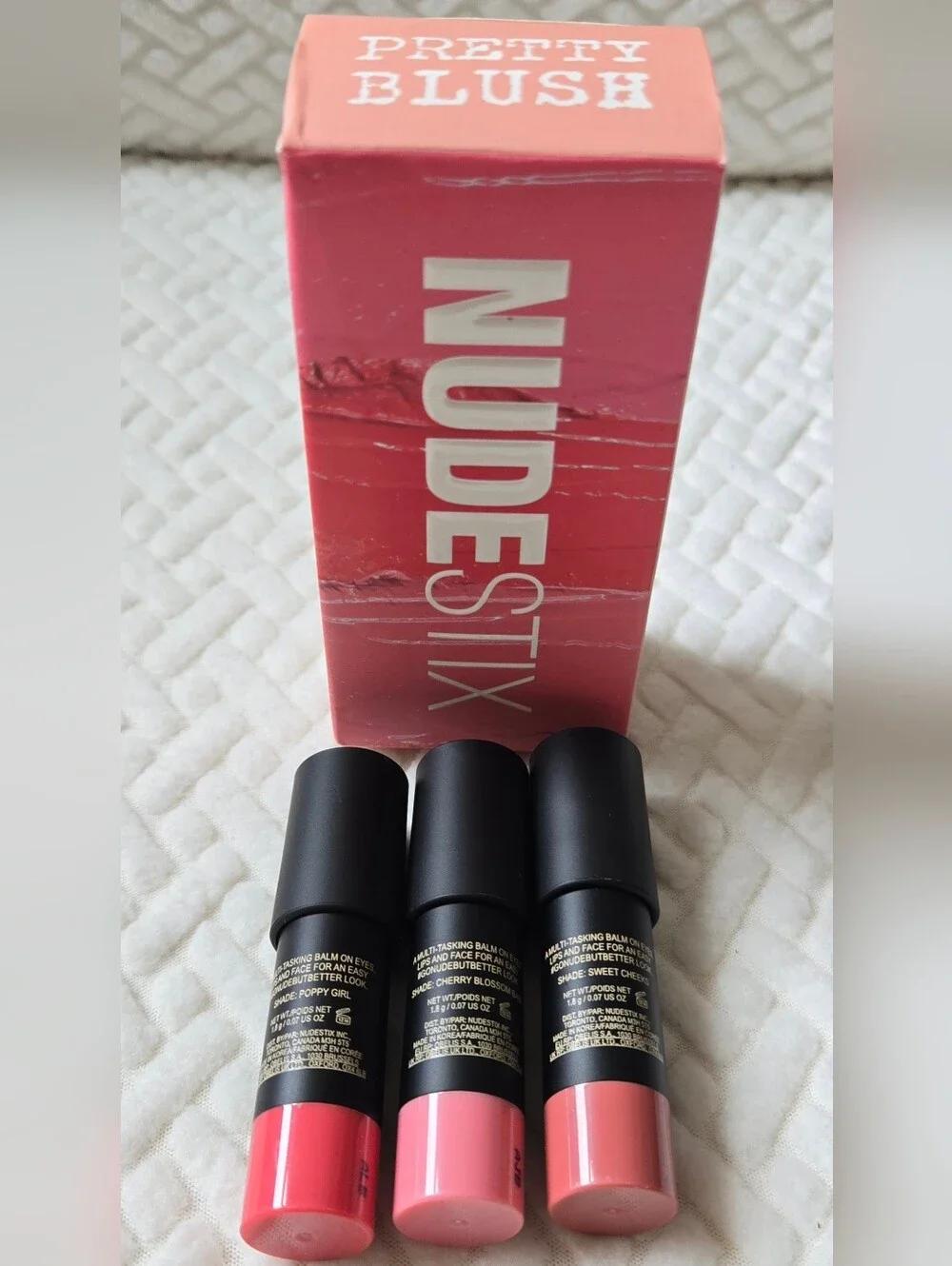NUDESTIX Nudies Bloom Pretty Blush 3-Piece Mini Kit (Shades: Pink, Rose, Coral) - Picture 10 of 10